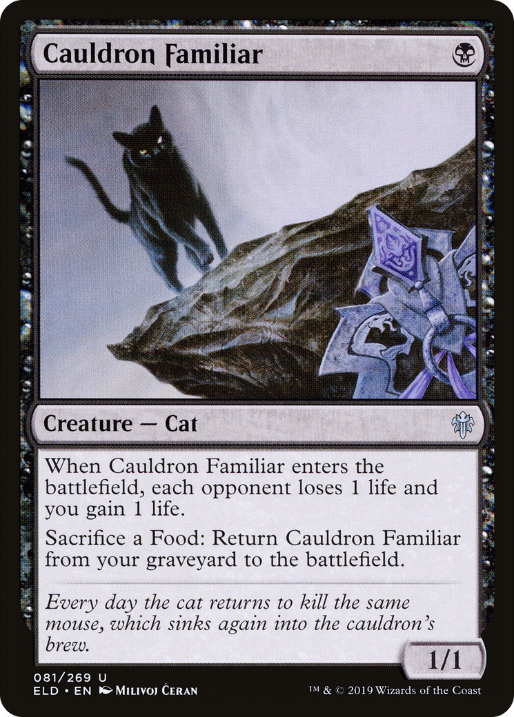 Cauldron Familiar (ELD-081) - Throne of Eldraine Foil