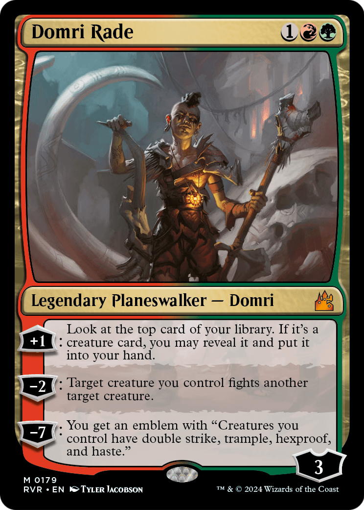 Domri Rade (RVR-179) - Ravnica Remastered Foil