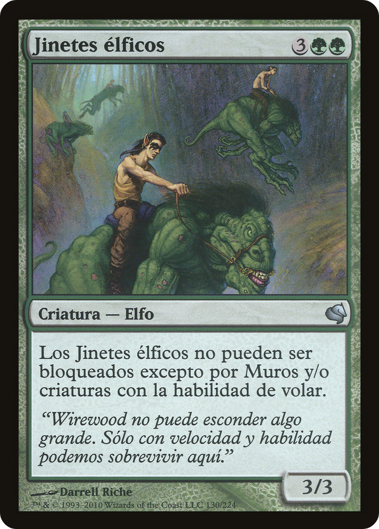 Elven Riders (Spanish) - "Jinetes elficos" (PS11-130) - Salvat 2011