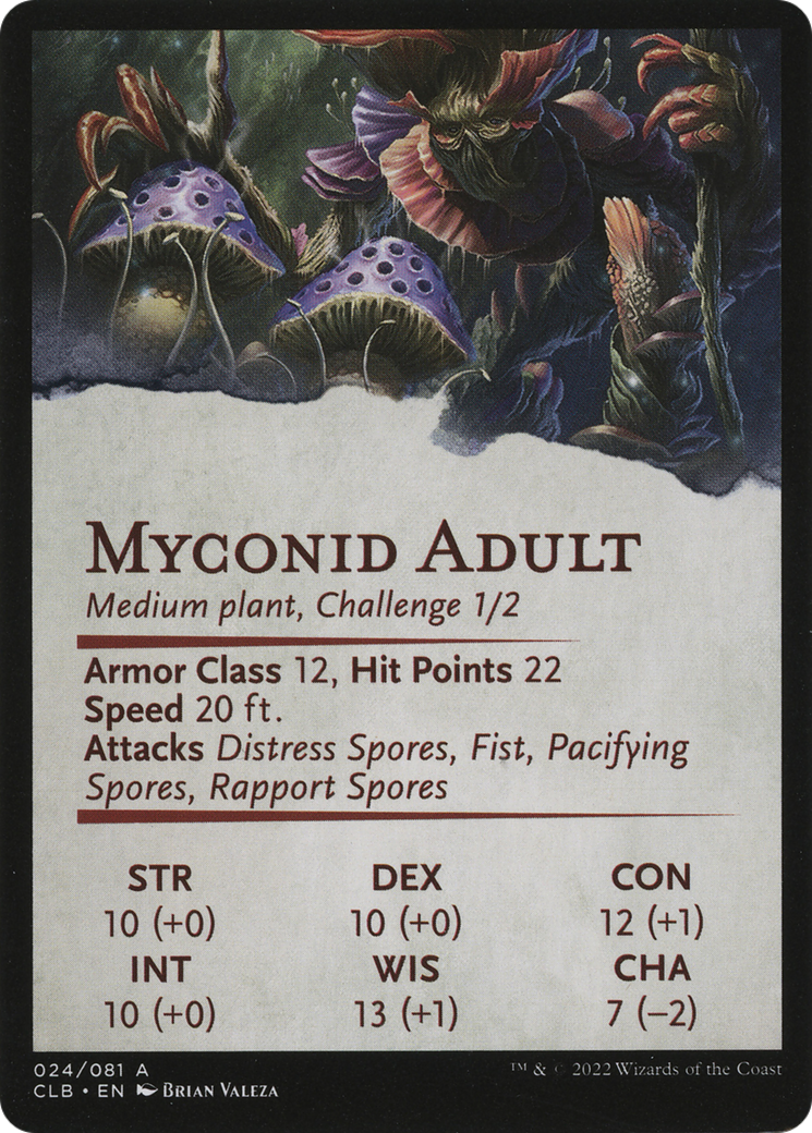 Myconid Spore Tender // Myconid Spore Tender (ACLB-024) - Battle for Baldur's Gate Art Series (Borderless)