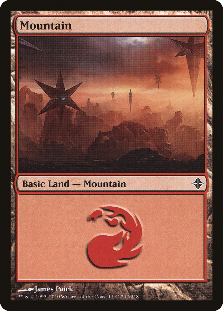 Mountain (242) (ROE-242) - Rise of the Eldrazi Foil
