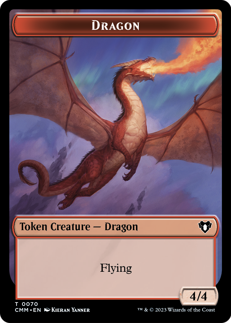 Dragon (TCMM-070) - Commander Masters Tokens Foil