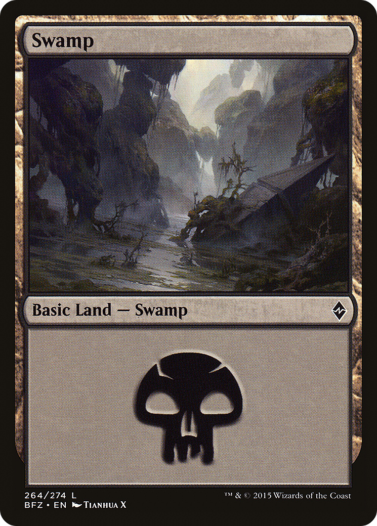 Swamp (264) (BFZ-264) - Battle for Zendikar