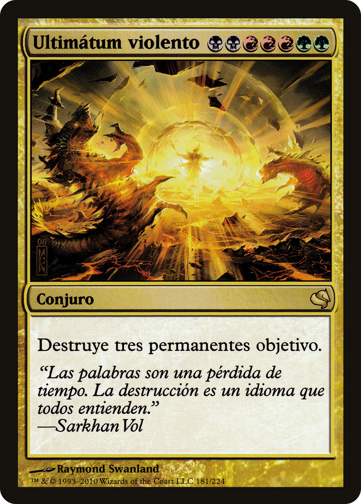 Violent Ultimatum (Spanish) - "Ultimatum violento" (PS11-181) - Salvat 2011