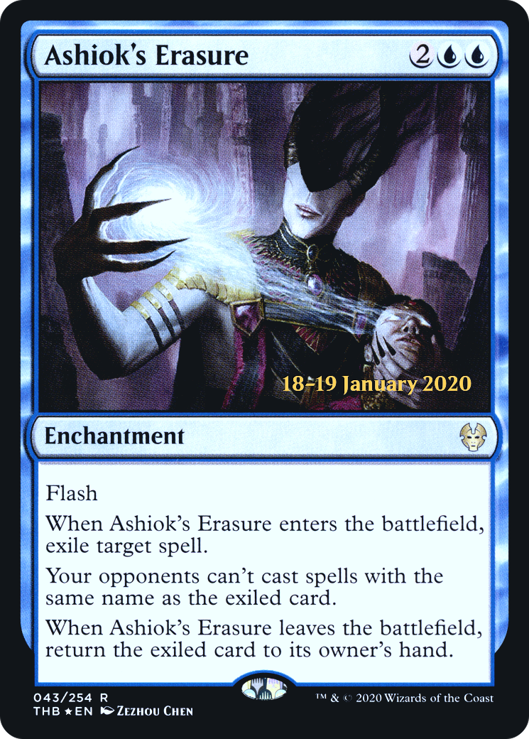 Ashiok's Erasure (PRE-43S) - Theros Beyond Death Promos Foil