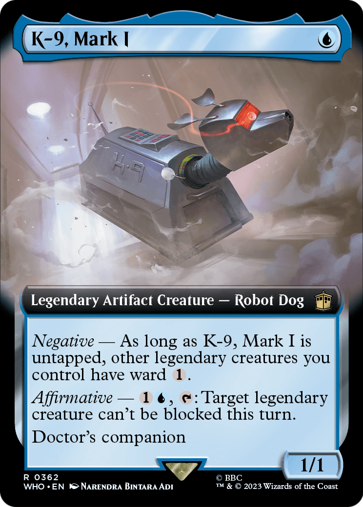 K-9, Mark I (Extended Art) (WHO-362) - Doctor Who: (Extended Art) Foil