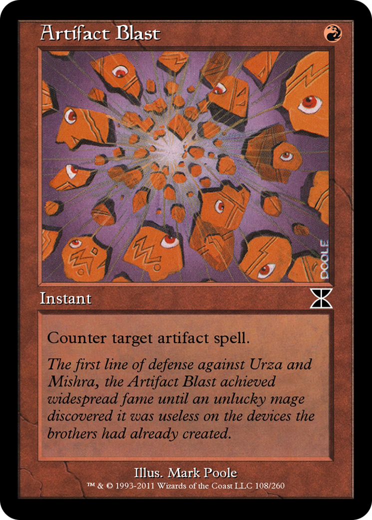 Artifact Blast (ME4-108) - Masters Edition IV Foil