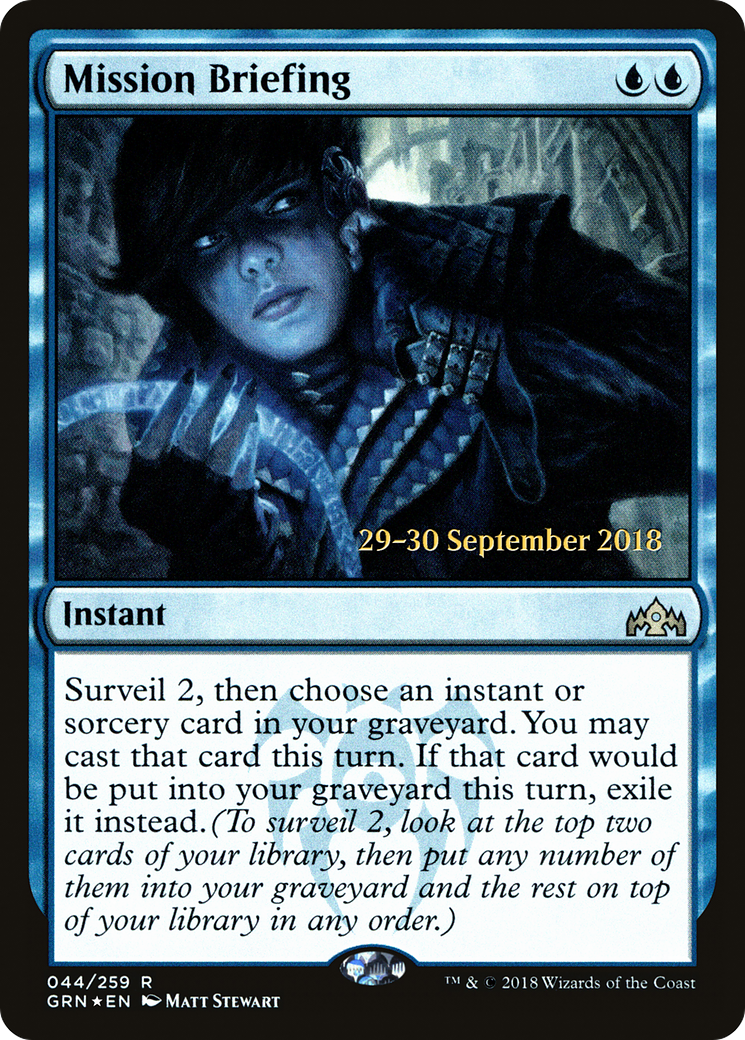 Mission Briefing (PRE-44S) - Guilds of Ravnica Promos Foil