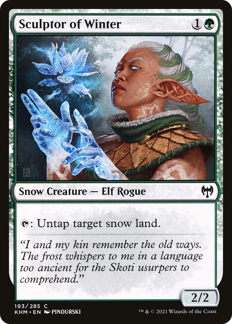 Sculptor of Winter (KHM-193) - Kaldheim: (snow)