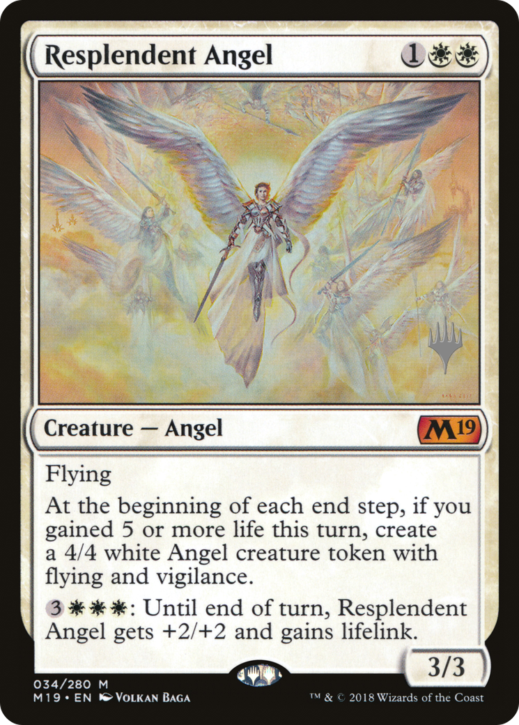 Resplendent Angel (PPM20-034) - Core Set 2019 Promos Foil