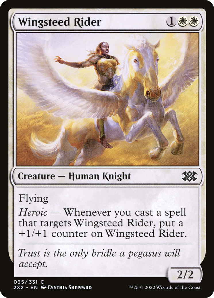 Wingsteed Rider (2X2-035) - Double Masters 2022 Foil