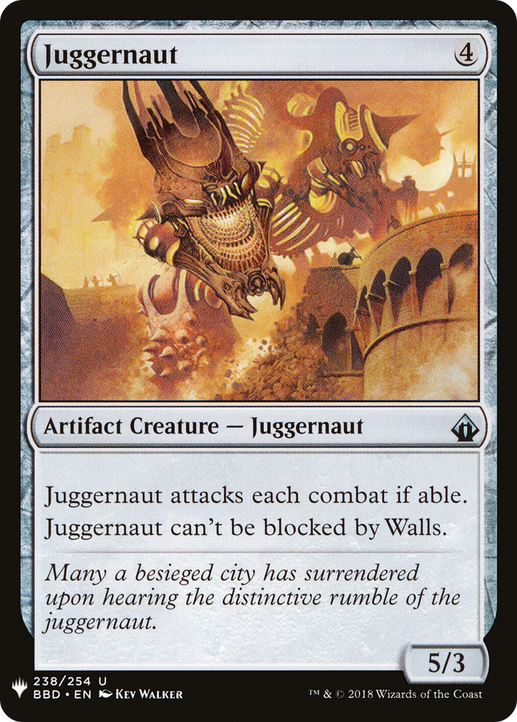 Juggernaut (LIST-BBD-238) - The List