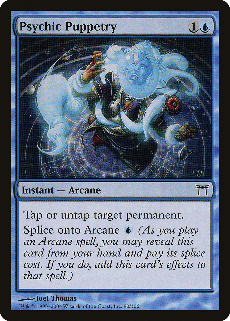 Psychic Puppetry (CHK-080) - Champions of Kamigawa Foil