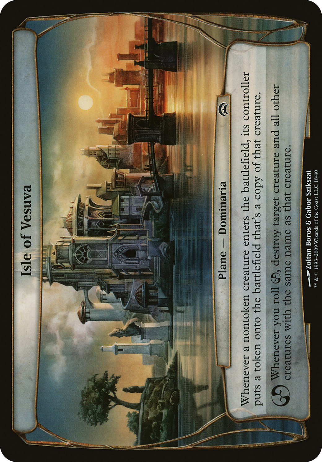 Isle of Vesuva (Planechase) (OVER-) - Planechase Planes