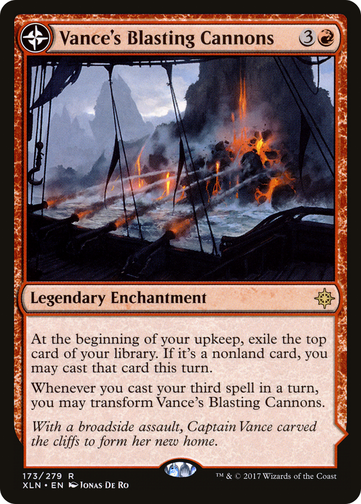 Vance's Blasting Cannons (XLN-173) - Ixalan: (compasslanddfc) Foil