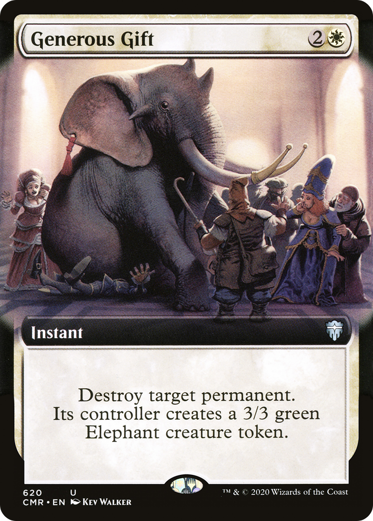 Generous Gift (Extended Art) (CMR-620) - Commander Legends: (Extended Art)