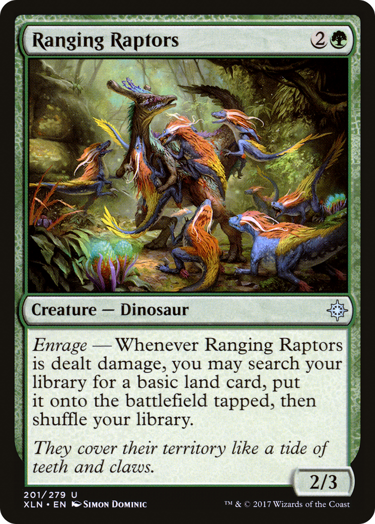 Ranging Raptors (XLN-201) - Ixalan Foil