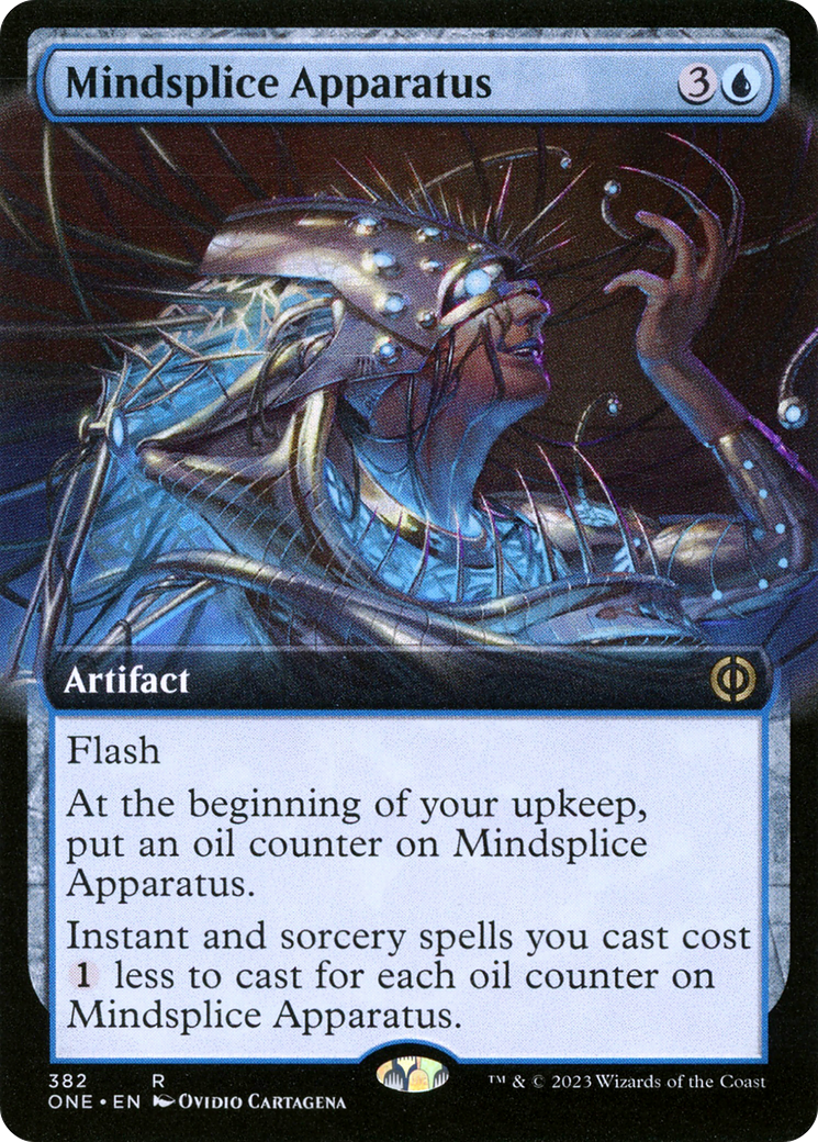 Mindsplice Apparatus (Extended Art) (ONE-382) - Phyrexia: All Will Be One: (Extended Art)