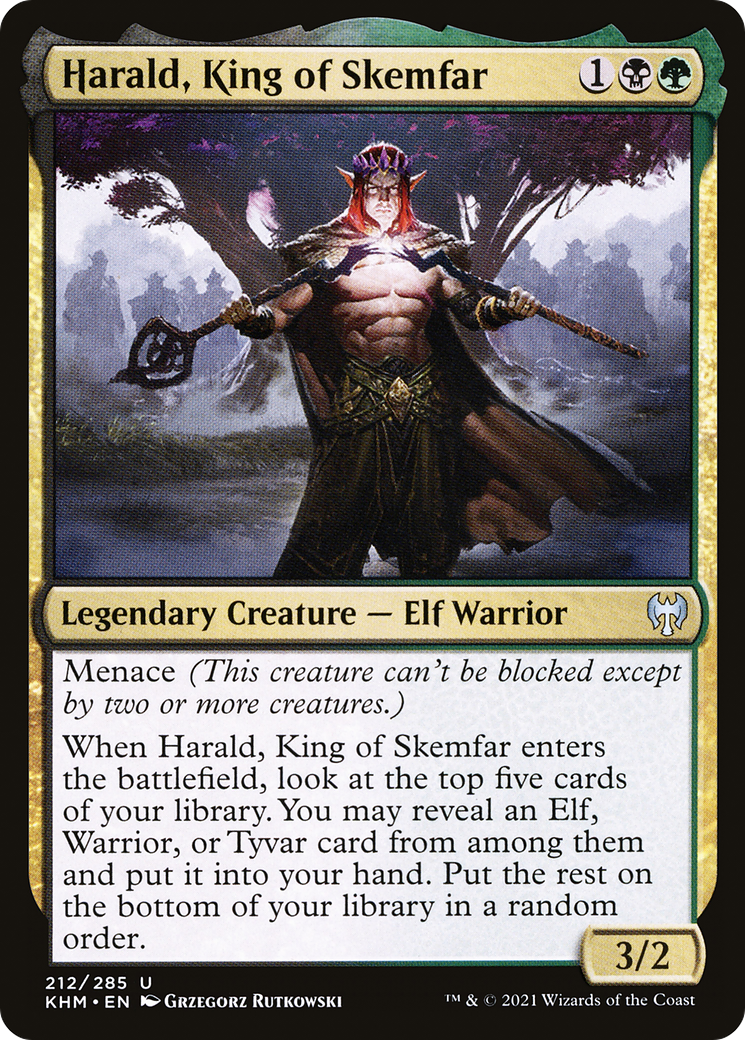 Harald, King of Skemfar (KHM-212) - Kaldheim Foil