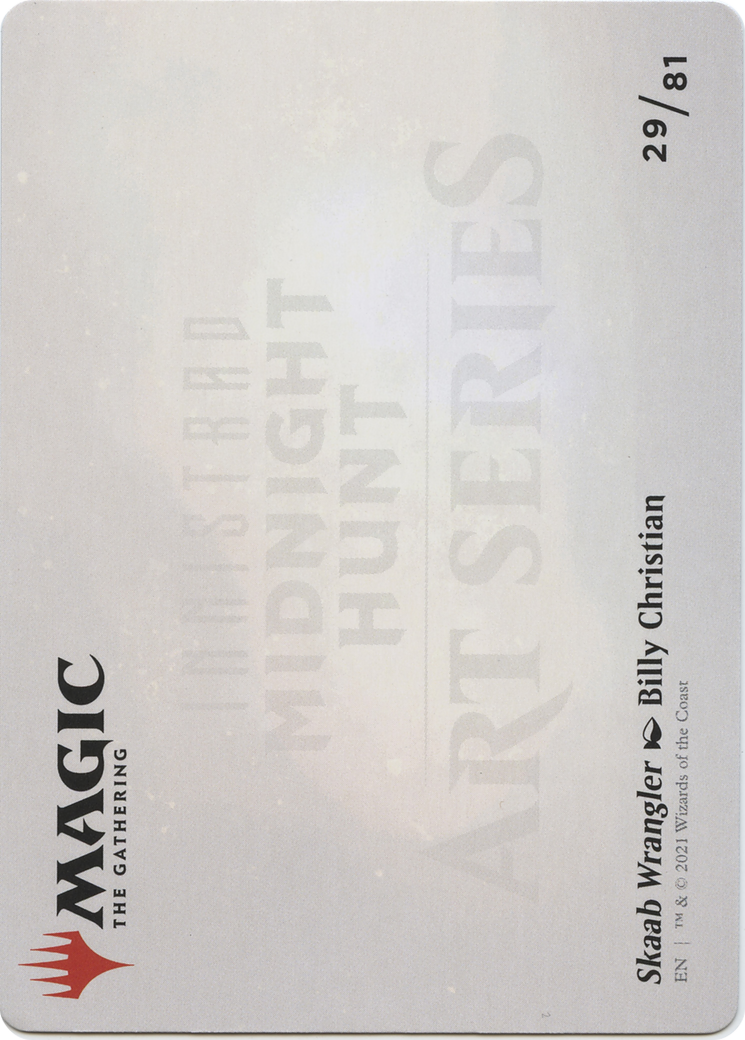 Skaab Wrangler // Skaab Wrangler (AMID-029) - Midnight Hunt Art Series (Borderless)