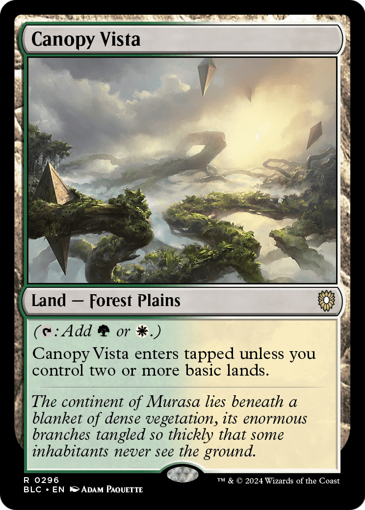 Canopy Vista (BLC-296) - Bloomburrow Commander