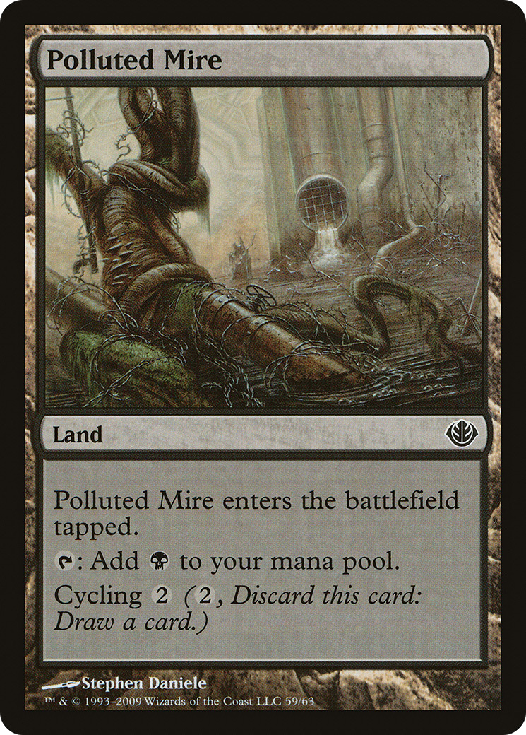 Polluted Mire (DDD-059) - Duel Decks: Garruk vs. Liliana