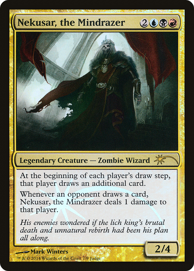 Nekusar, the Mindrazer (JDG-007) - Judge Gift Cards 2014 Foil