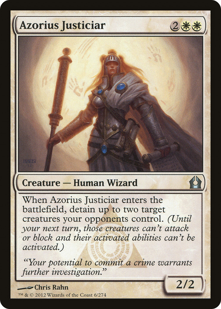 Azorius Justiciar (RTR-006) - Return to Ravnica