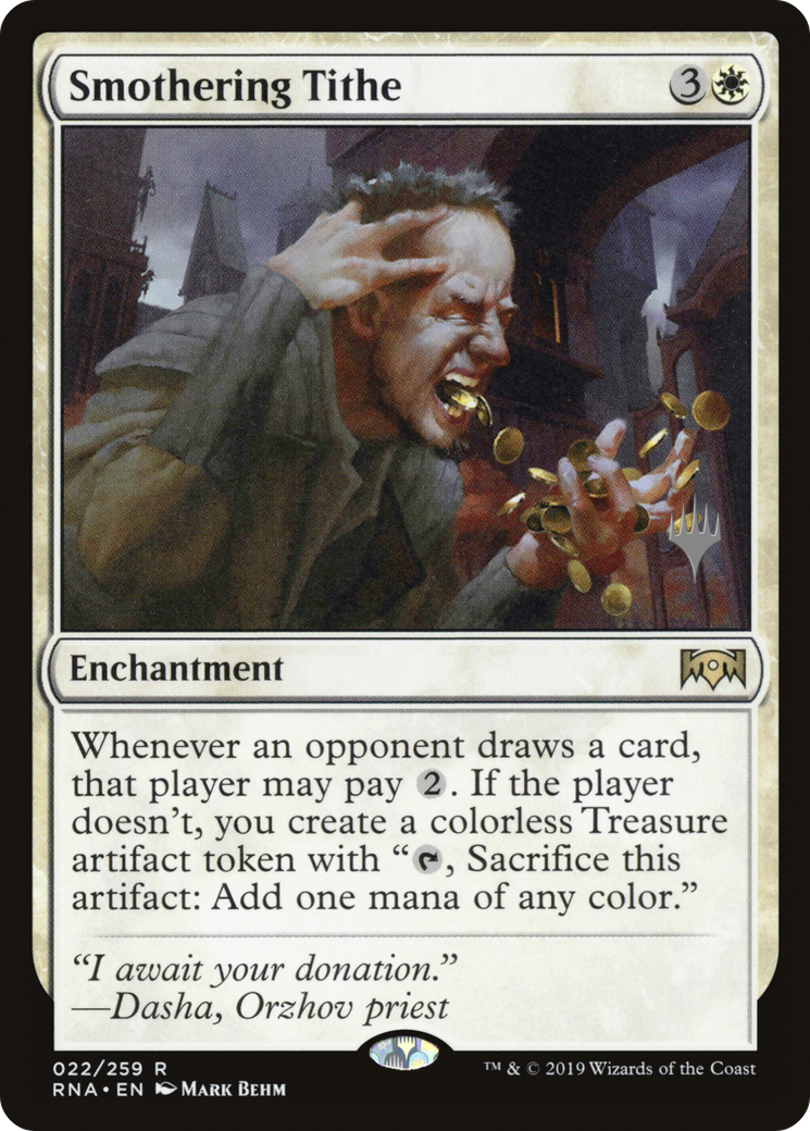 Smothering Tithe (PPELD-022) - Ravnica Allegiance Promos Foil