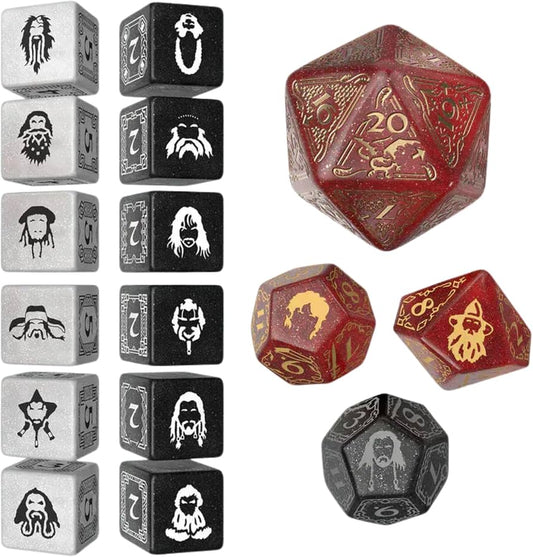 Hobbit Set 7 Dados - Ember