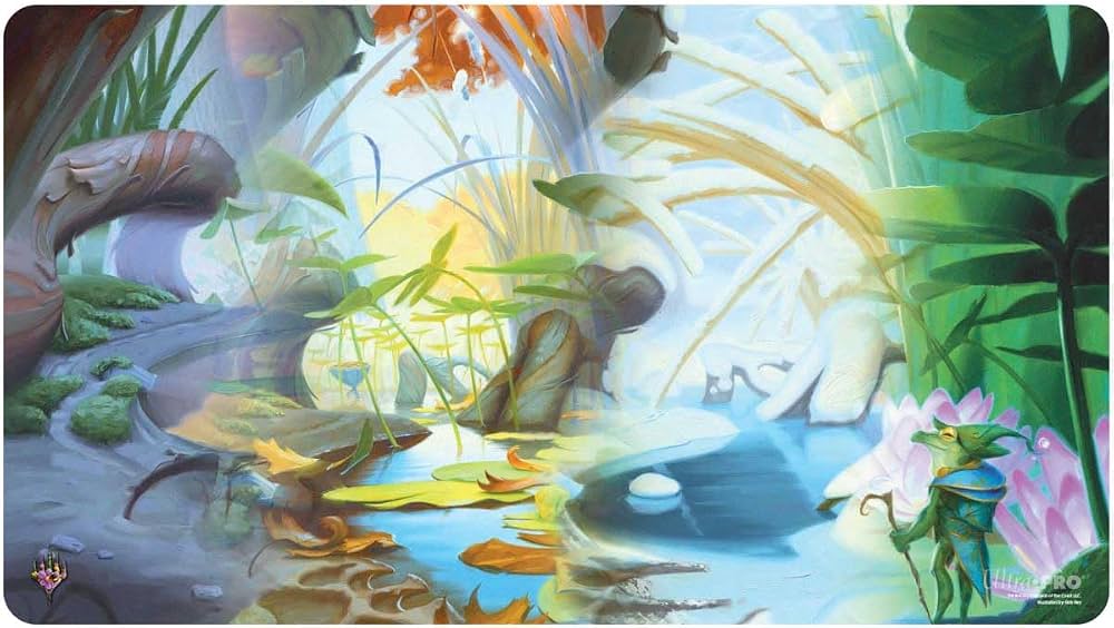 Playmat MTG - Playmat Bloomburrow Blue