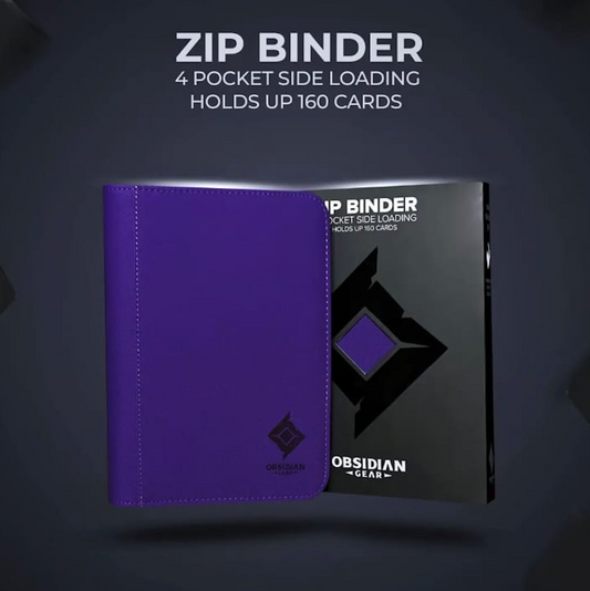 Obsidian Binder 4Pocket - Blue