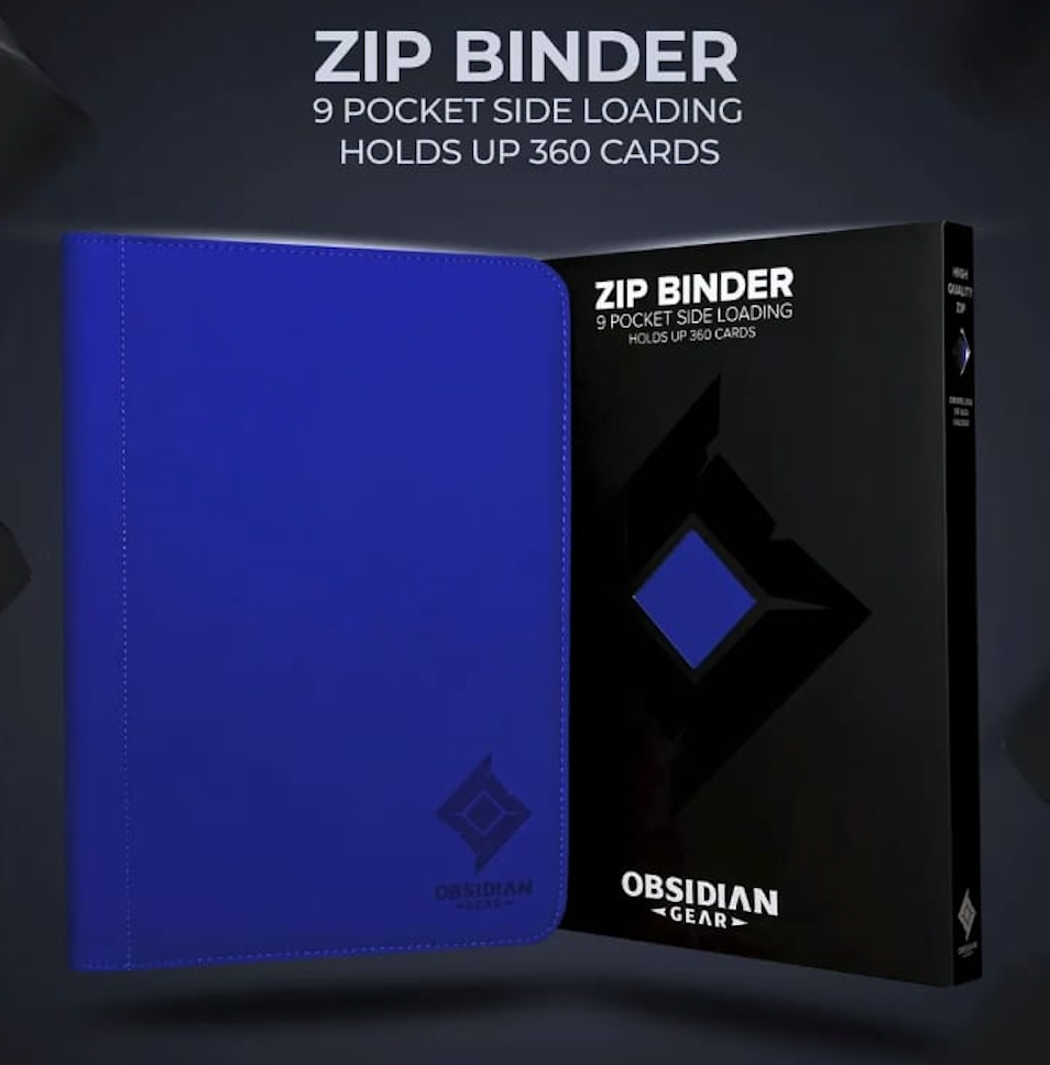 Obsidian Binder 9Pocket - Black