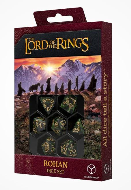 LOTR Set 7 Dados - Rohan