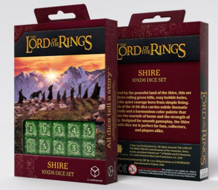Dados d6 Diseño - LOTR The Shire