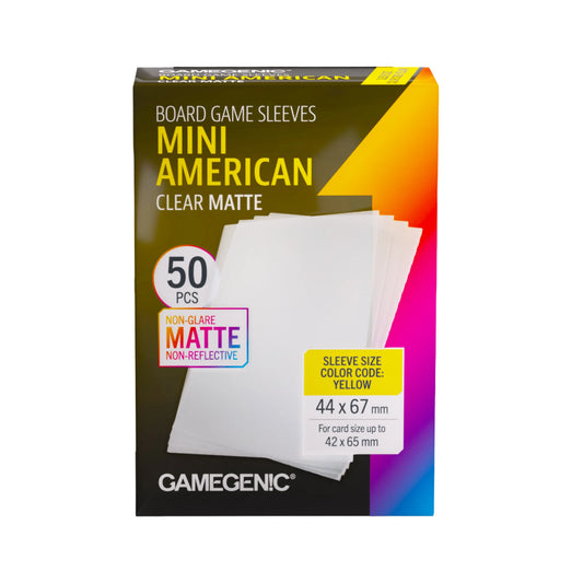 Sleeves Board Game - Matte Mini American