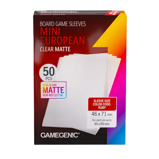 Sleeves Board Game - Mini European