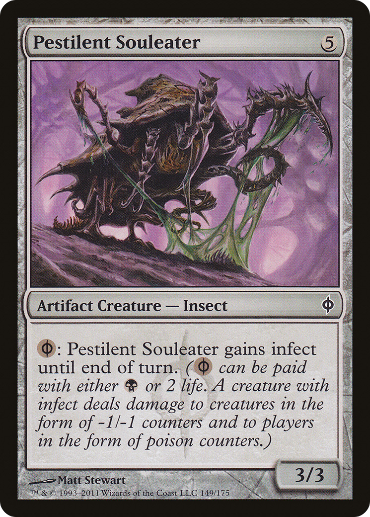 Pestilent Souleater (NPH-149) - New Phyrexia Foil