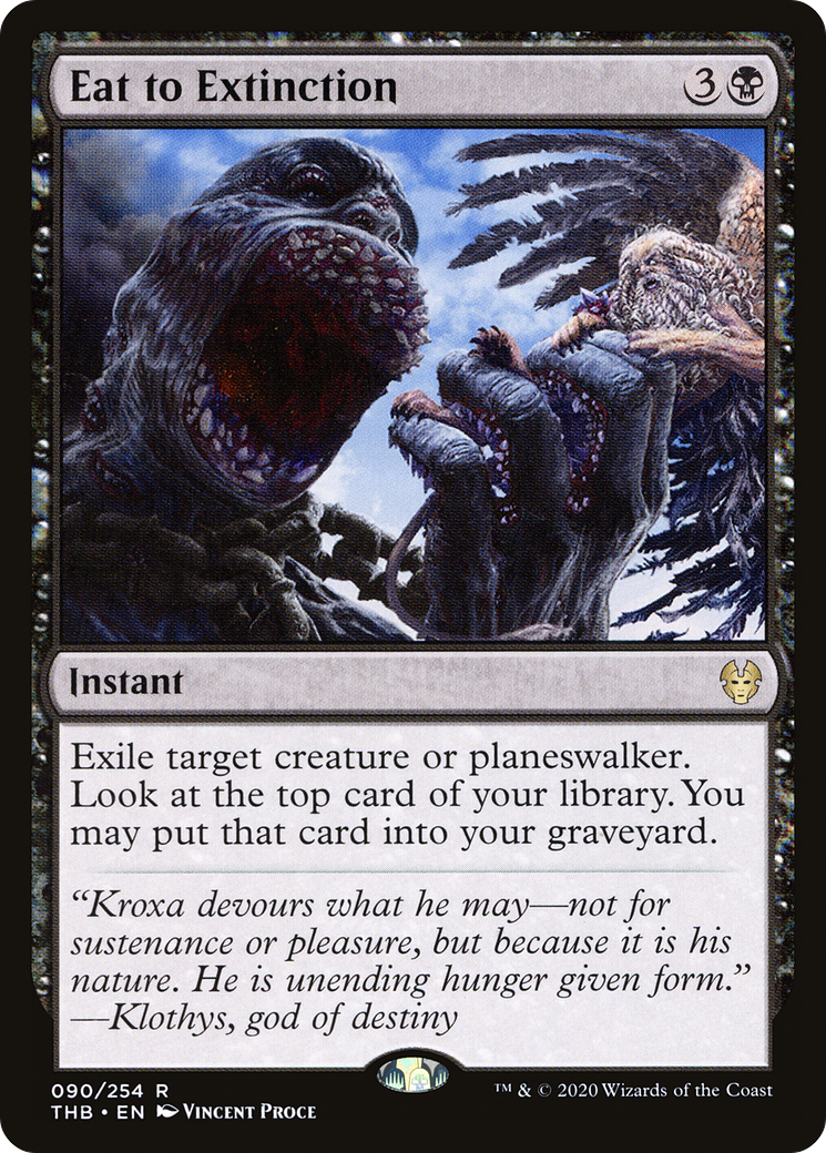 Eat to Extinction (THB-090) - Theros Beyond Death Foil