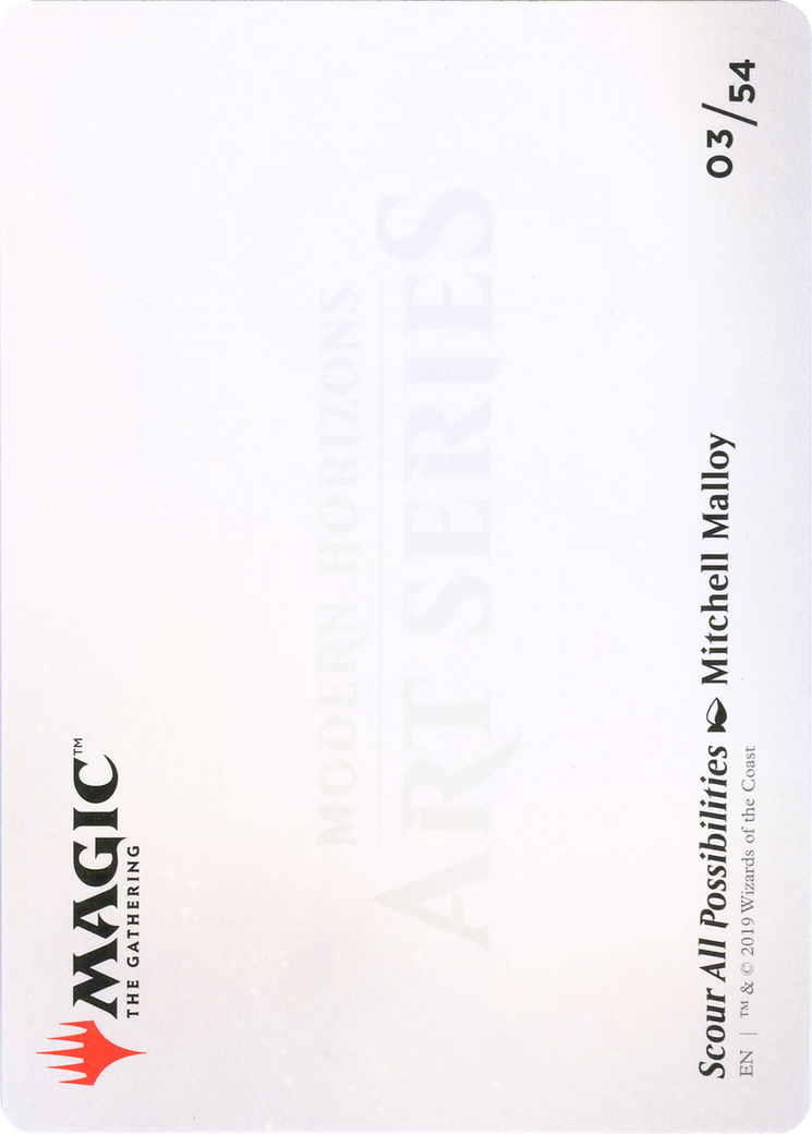 Scour All Possibilities // Scour All Possibilities (AMH1-003) - Modern Horizons Art Series (Borderless)