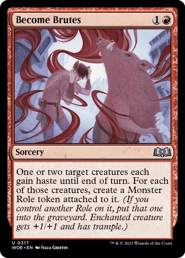 Become Brutes (WOE-317) - Wilds of Eldraine Foil