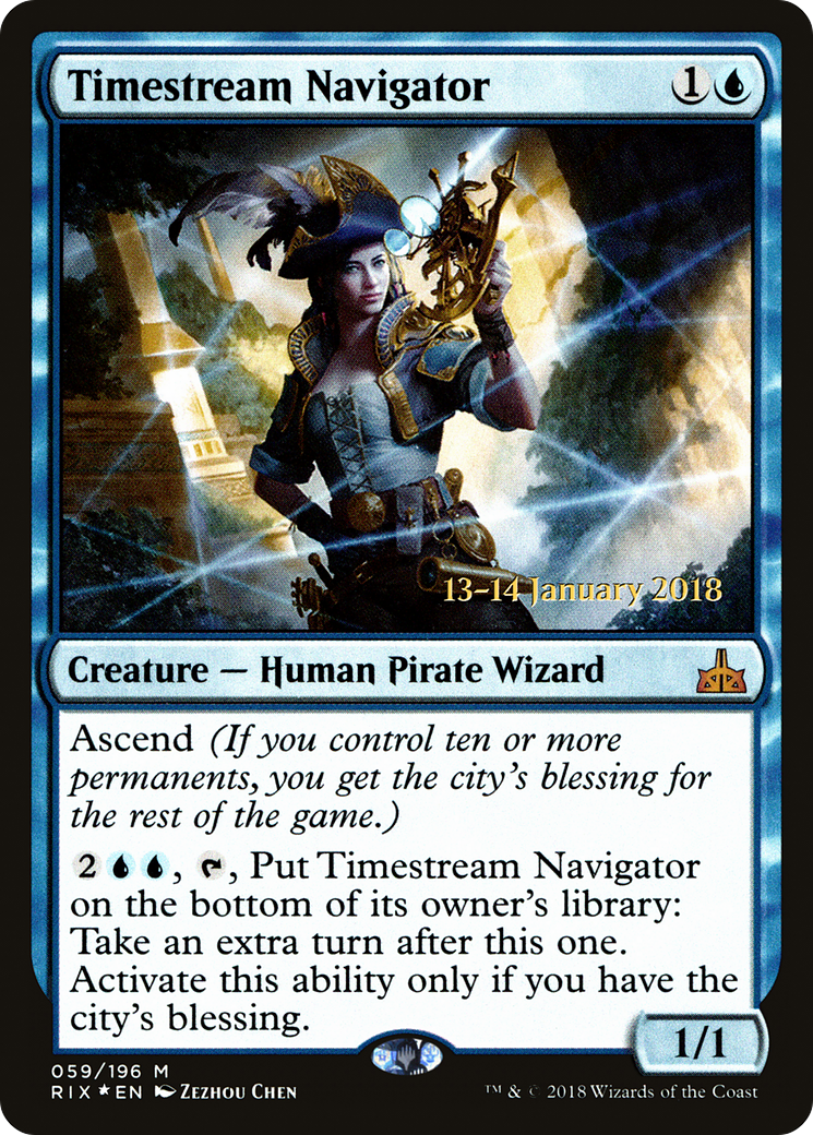 Timestream Navigator (PRE-59S) - Rivals of Ixalan Promos Foil