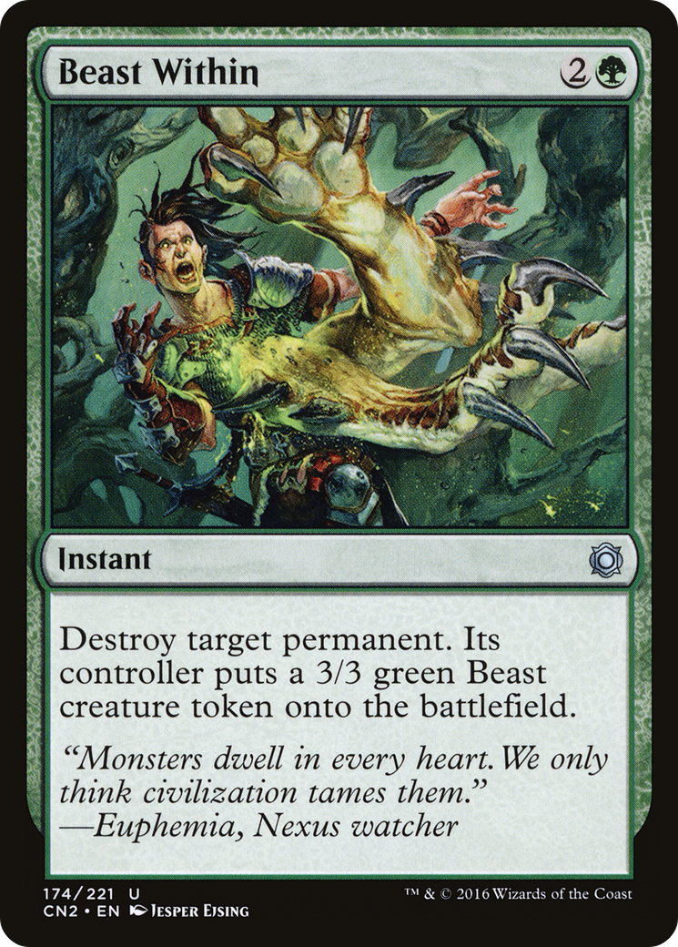 Beast Within (CN2-174) - Conspiracy: Take the Crown Foil