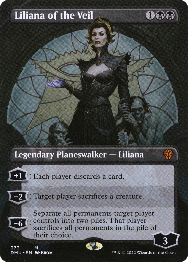 Liliana of the Veil (Borderless) (DMU-373) - Dominaria United