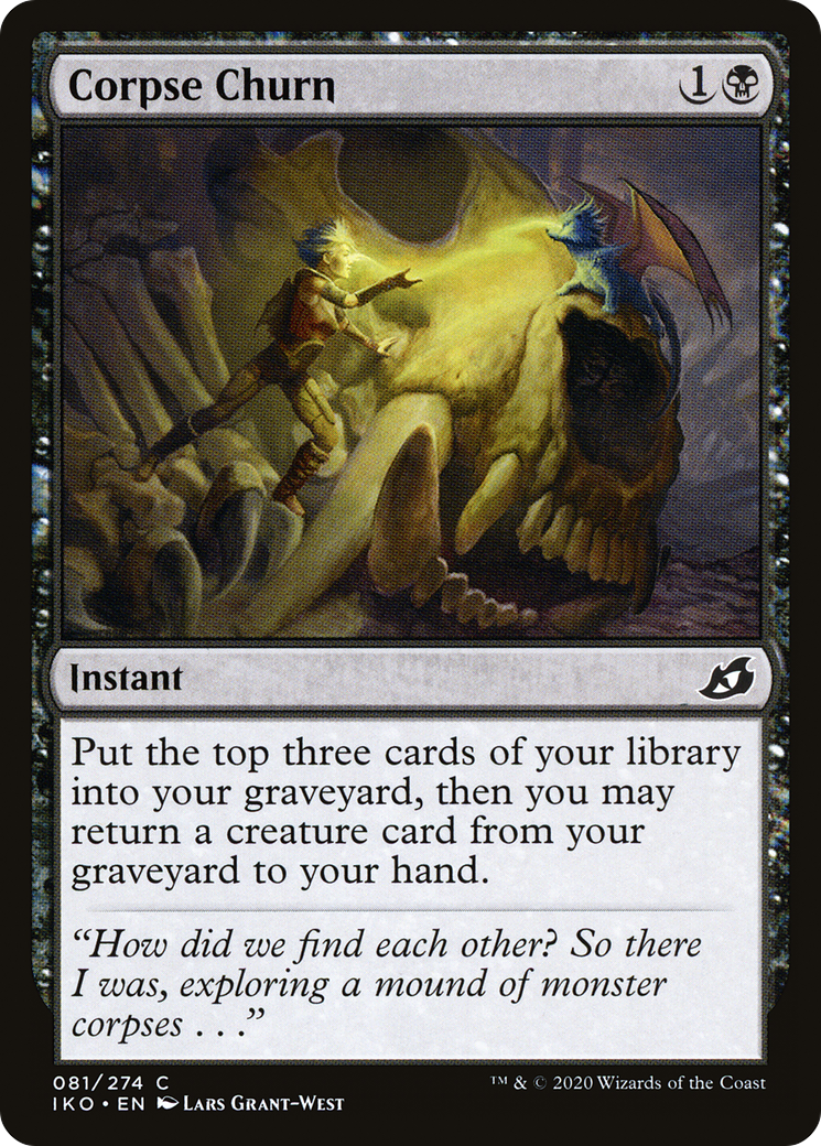 Corpse Churn (IKO-081) - Ikoria: Lair of Behemoths Foil