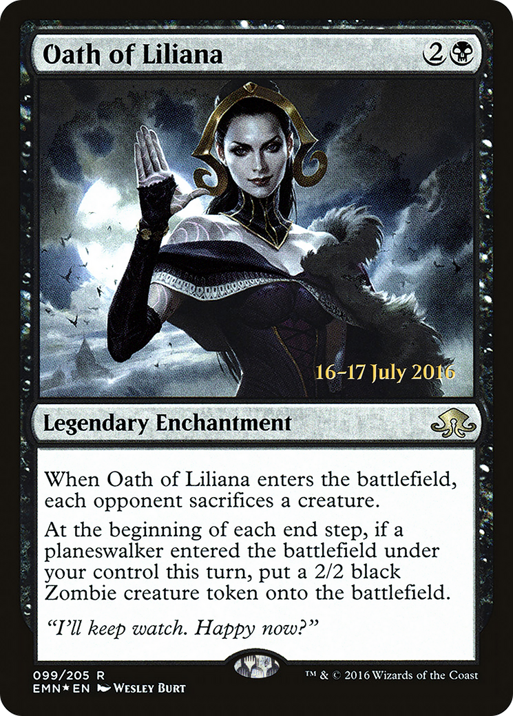 Oath of Liliana (PRE-99S) - Eldritch Moon Promos Foil