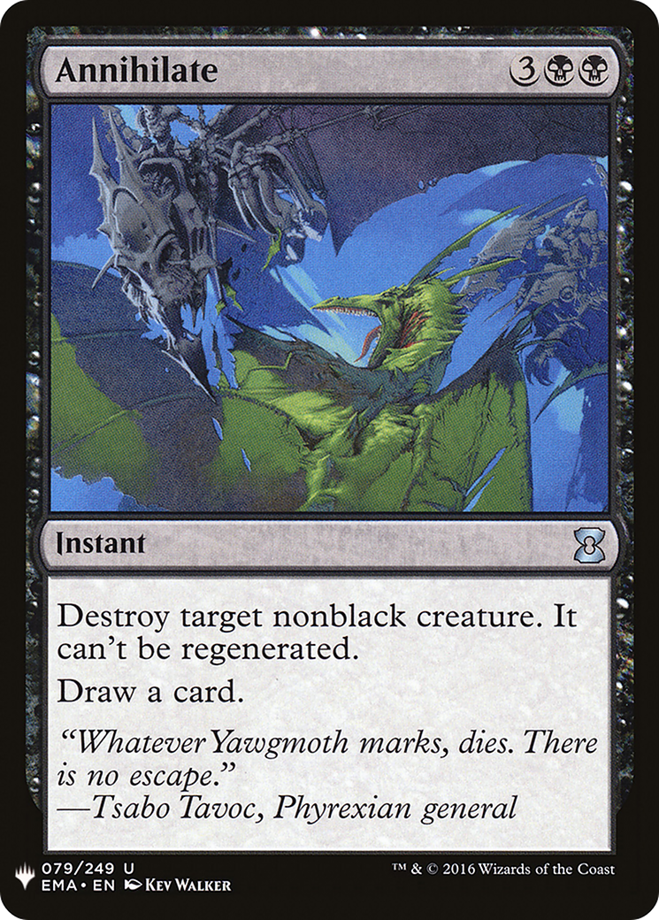 Annihilate (LIST-EMA-79) - The List