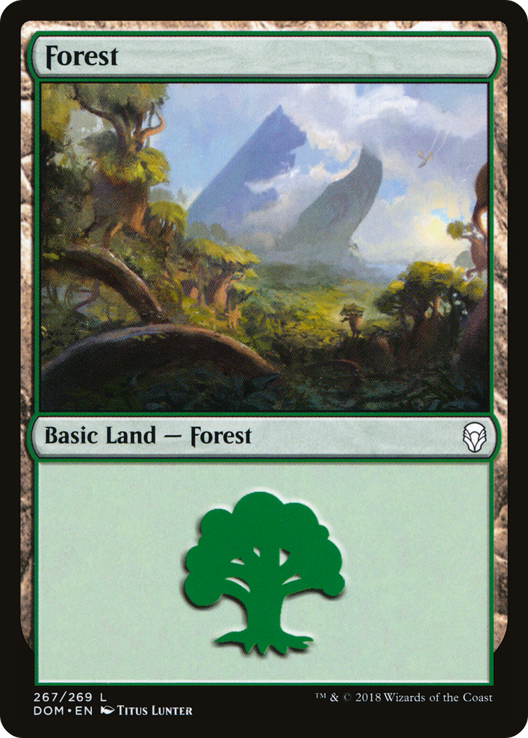 Forest (267) (DOM-267) - Dominaria