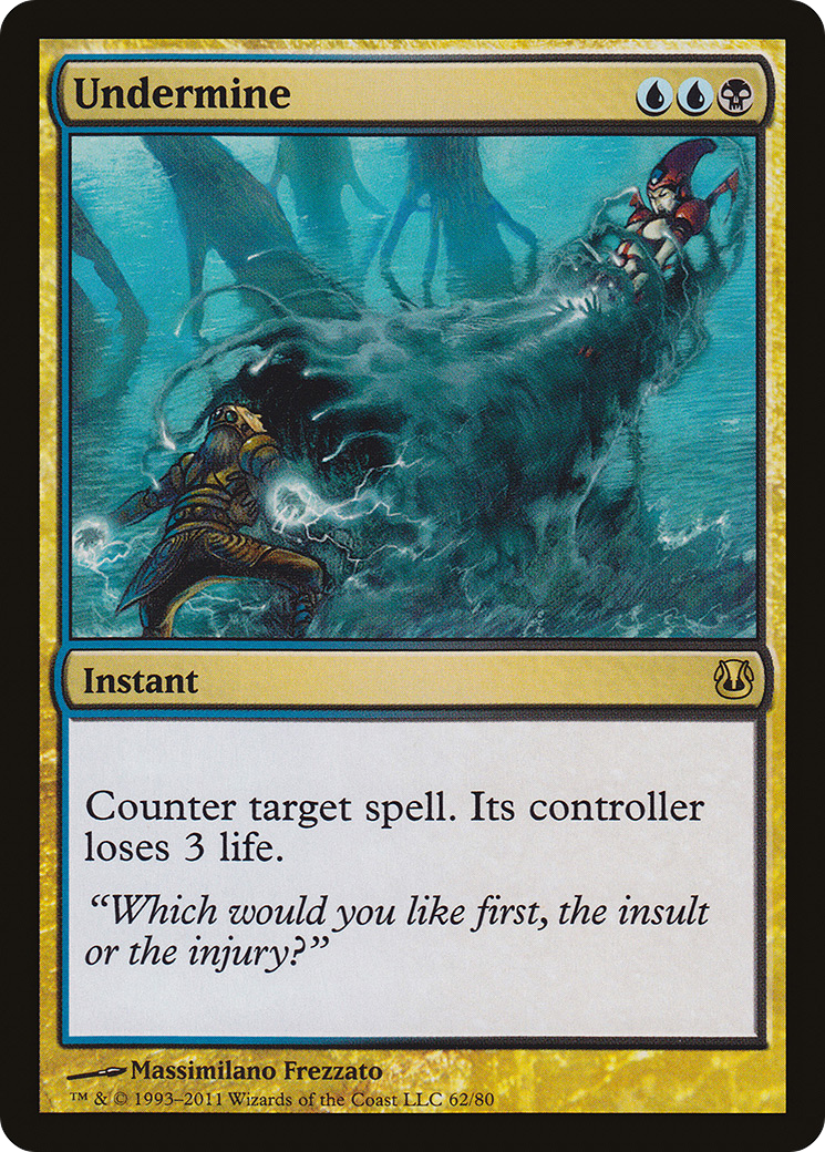 Undermine (DDH-062) - Duel Decks: Ajani vs. Nicol Bolas