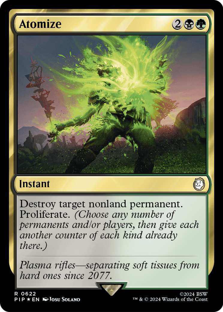 Atomize (Surge Foil) (PIP-622) - Fallout Foil